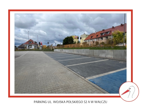 Usługa brukarska - Remont parkingu i drogi Wałcz ul. Wojska Polskiego