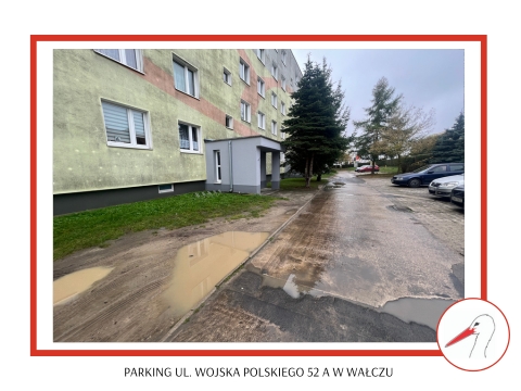 Usługa brukarska - Remont parkingu i drogi Wałcz ul. Wojska Polskiego